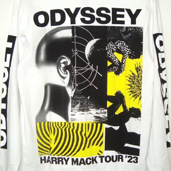 Odyssey Other - Harry Mack Tour '23 ODYSSEY Rap Concert Long Sleeve Cotton T-Shirt Size M